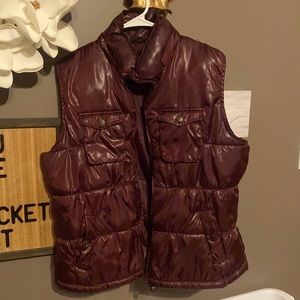Burgandy Vest